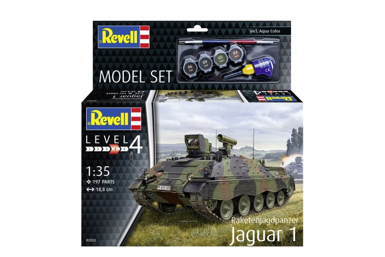 1:35 Revell 63353 Raketenjagdpanzer Jaguar 1 - Militair Voertuig - Model Set - Rev63353 9 - REV63353