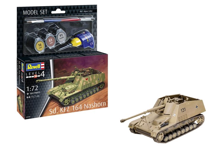 1:72 Revell 63358 Sd.Kfz. 164 Nashorn - Panzerjäger - Model Set - Rev63358 1 - REV63358