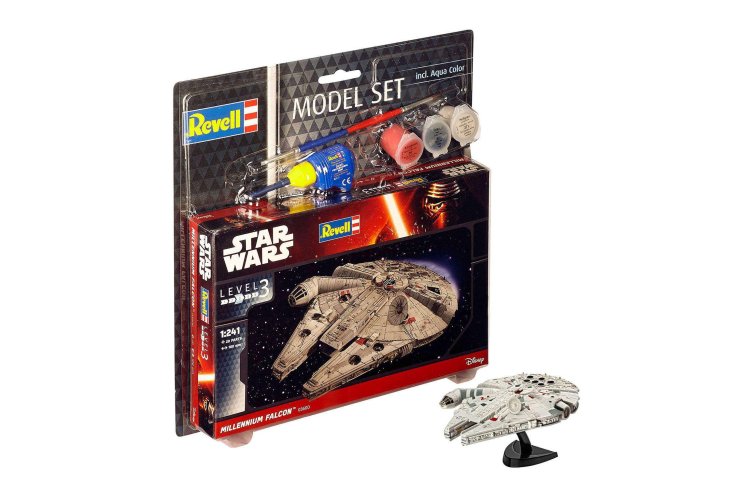 1:241 Revell 63600 Millennium Falcon - STAR WARS - Model Set - Rev63600 model set millennium falcon revell modelbouwpakket met basisaccessoires 63600 model set millennium falcon 01 1 - REV63600