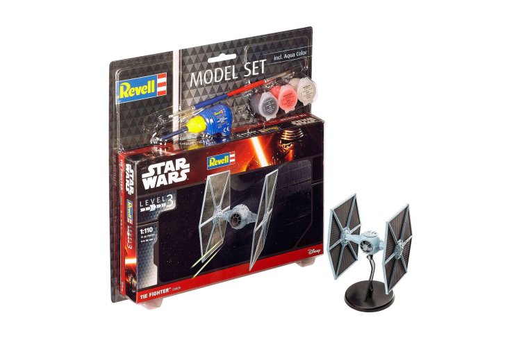 1:110 Revell 63605 TIE Fighter - STAR WARS - Model Set - Rev63605 model set tie fighter revell modelbouwpakket met basisaccessoires 63605 model set tie fighter 01 1 - REV63605