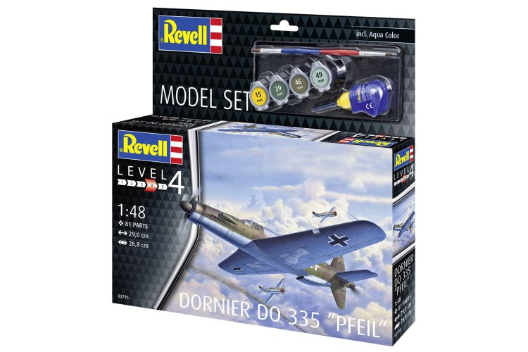 1:48 Revell 63795 Dornier Do 335 Pfeil - Propeller Vliegtuig - Model Set - Rev63795 5 - REV63795