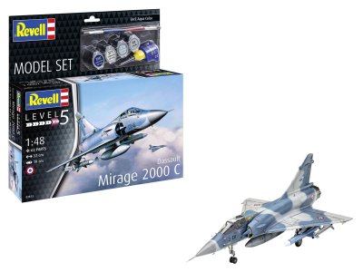 1:48 Revell 63813 Dassault Mirage 2000C - Jet Fighter - Model Set - Rev63813 1 - REV63813