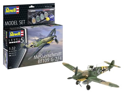 1:32 Revell 63829 Messerschmitt Bf109G-2/4 - Propeller Vliegtuig - Model Set - Rev63829 1 - REV63829