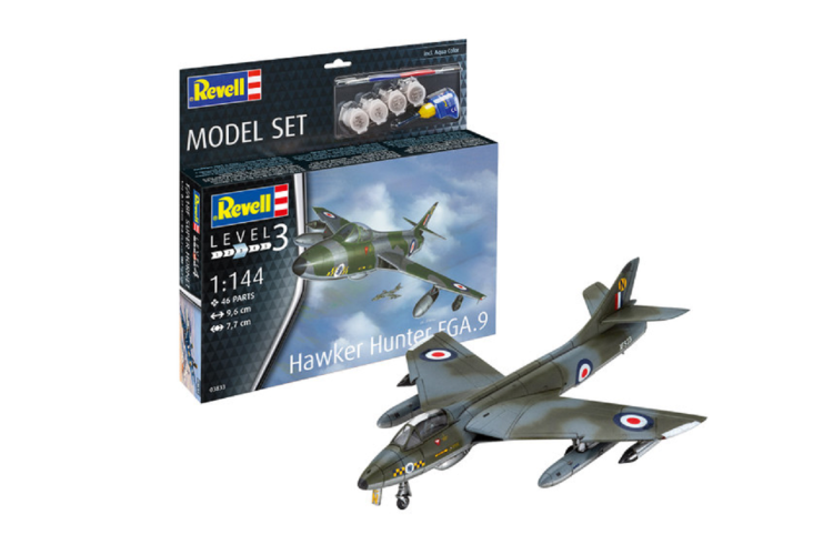 1:144 Revell 63833 Hawker Hunter FGA.9 - Model Set - Rev63833 1 - REV63833