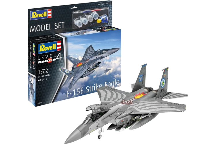 1:72 Revell 63841 F-15E Strike Eagle Jetfighter Plane - Model Set - Rev63841 1 - REV63841