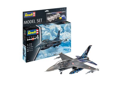 1:72 Revell 63844 Lockheed Martin F-16D Tigermeet 2014 - Model Set - Rev63844 model set lockheed martin f 16d tigermeet 2014 revell modelbouwpakket met basisaccessoires 63844 model set lockheed martin f 16d tigermeet 2014 01 - REV63844