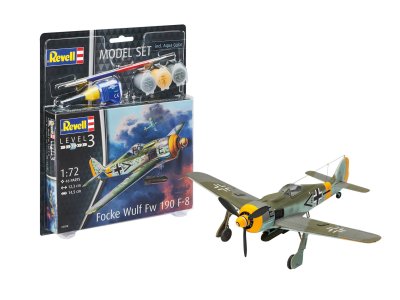 1:72 Revell 63898 Focke Wulf Fw190 F-8 - Model Set - Rev63898 model set focke wulf fw190f8 01 - REV63898