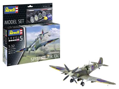 1:32 Revell 63927 Supermarine Spitfire Mk.IXc - Propeller Aircraft - Model Set - Rev63927 1 - REV63927