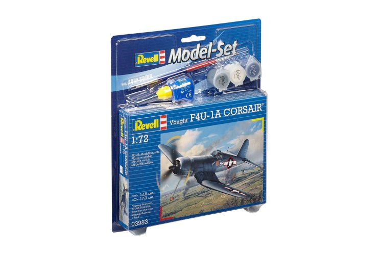 1:72 Revell 63983 Vought F4U-1D Corsair - Model Set - Rev63983 model set vought f4u 1d corsair 020 - REV63983