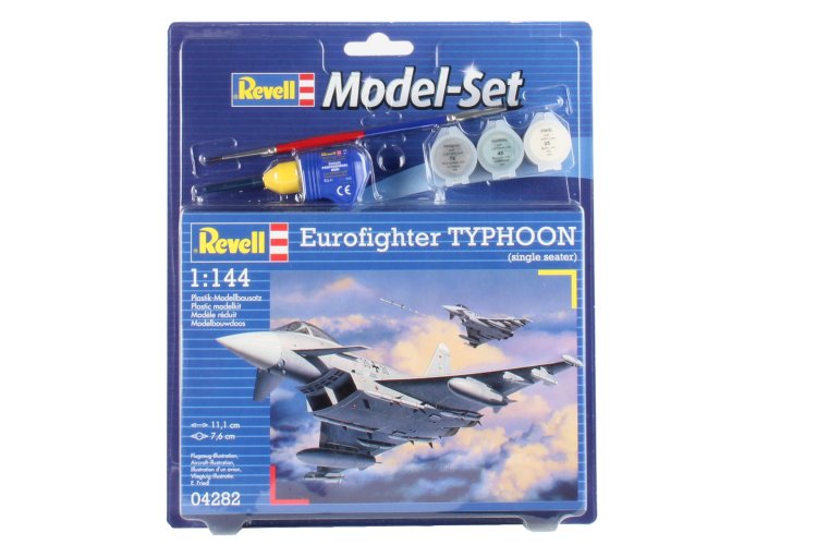 1:144 Revell 64282 Eurofighter Typhoon - Model Set - Rev64282 model set eurofighter typhoon 01 - REV64282