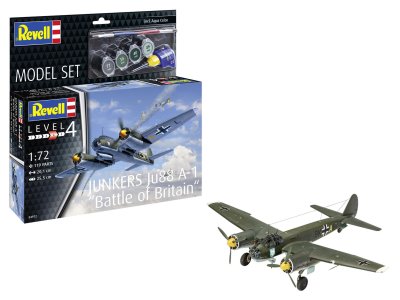 1:72 Revell 64972 Junkers Ju88 A-1 - Battle of Britain - Propeller Vliegtuig - Model Set - Rev64972 1 - REV64972