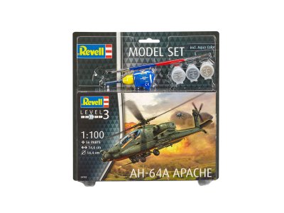 1:100 Revell 64985 AH-64A Apache - Model Set - Rev64985 3 - REV64985