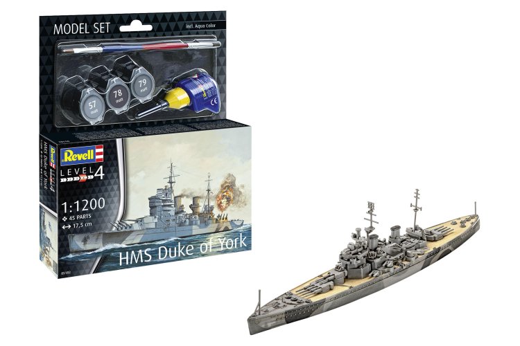 1:1200 Revell 65182 Battleship HMS Duke of York - Model Set - Rev65182 1 - REV65182