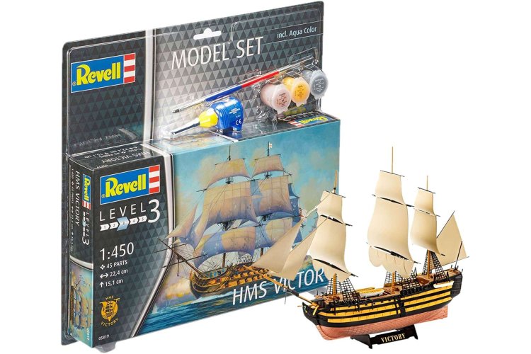 1:450 Revell 65819 HMS Victory Ship - Model Set - Rev65819 1 - REV65819