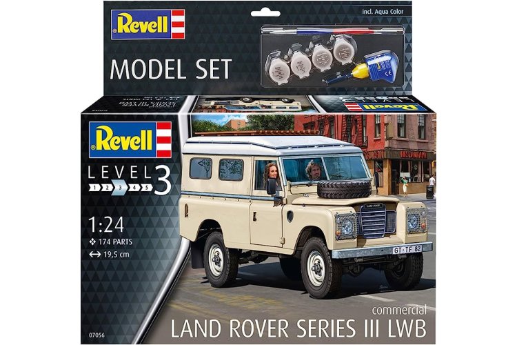 1:24 Revell 67056 Land Rover Series III LWB - MODEL SET