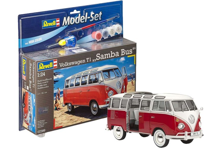 1:24 Revell 67399 Volkswagen VW T1 Samba Bus - Model Set - Rev67399 1 - REV67399