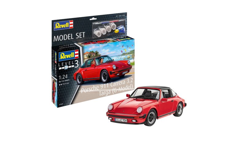 1:24 Revell 67689 Porsche 911 G Model Targa Car - Model Set - Rev67689 porsche911 carreratarga ks 211220 1 - REV67689