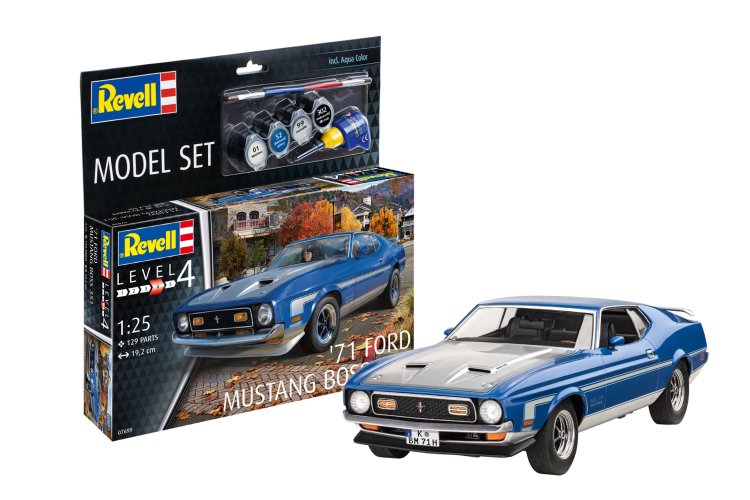 1:25 Revell 67699  71 Ford Mustang Boss 351 - Model Set - Rev67699 model set 71 ford mustang boss 351 01 1 - REV67699