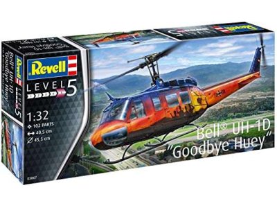 1:32 Revell 03867 Bell UH-1D "Goodbye Huey" - Limited Edition! - Revell 03867 bell uh 1d goodbye huey limited edition - REV03867