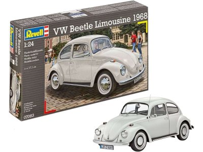 1:24 Revell 07083 Volkswagen VW Beetle Limousine 1968 - Revell 07083 volkswagen kever revell modelbouw - REV07083