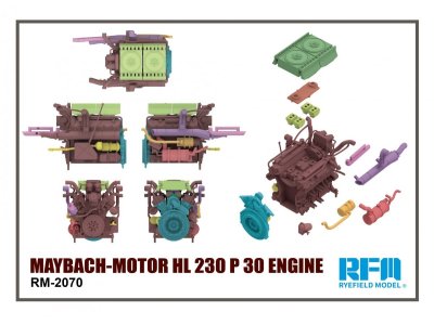 1:35 Rye Field Model 2070 MAYBACH-Motor HL 230 P 30 Engine - Rfm2070 1 - RFM2070