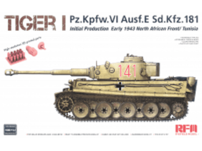 1:35 Rye Field Model 5001U Tiger I Initial Production - Early 1943 North African Front/Tunisia - Rfm5001u - RFM5001U