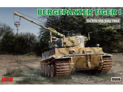 1:35 Rye Field Model 5008 Bergepanzer Tiger I Sd.Kfz.185 Italy 1944 - Rfm5008 - RFM5008