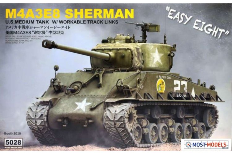 1:35 Rye Field Model 5028 M4A3E8 Sherman - Easy Eight - Tank - Rfm5028 sherman rfm 1 - RFM5028