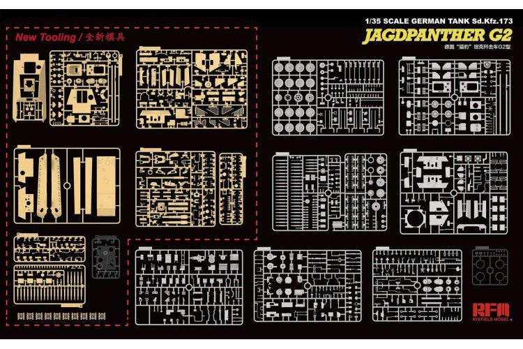 1:35 Rye Field Model 5031 Sd.Kfz.173 Jagdpanther G2 Tank - Rfm5031 3 - RFM5031