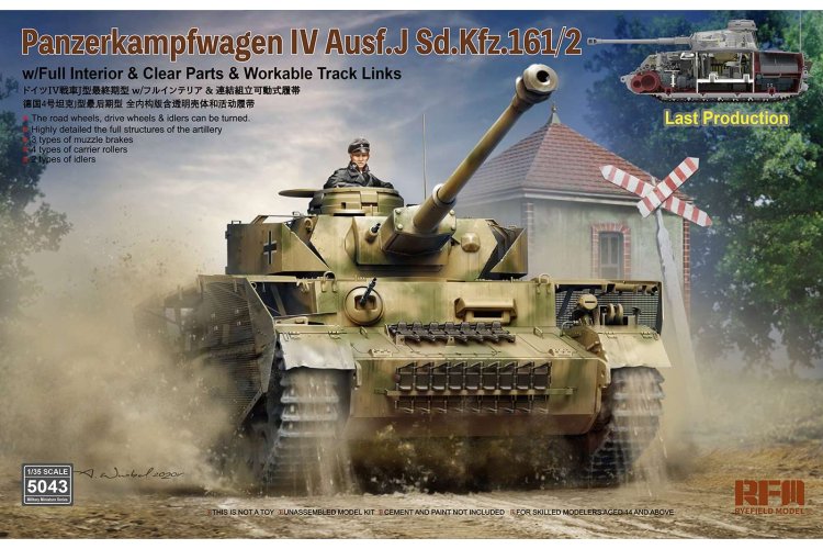 1:35 Rye Field Model 5043 Panzerkampfwagen IV Ausf.J Sd.Kfz.161/2 - Rfm5043 1 - RFM5043