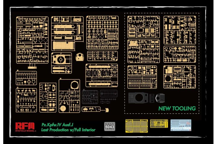 1:35 Rye Field Model 5043 Panzerkampfwagen IV Ausf.J Sd.Kfz.161/2 - Rfm5043 4 - RFM5043