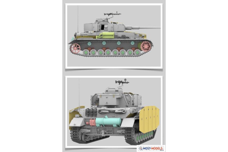 1:35 Rye Field Model 5046 Panzerkampfwagen IV Ausf.H Sd.Kfz.161/1 EARLY Prod. - Rfm5046 5 - RFM5046