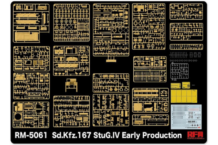 1:35 Rye Field Model 5061 Sd.Kfz. 167 StuG IV Early Production w/full interior - Rfm5061 2 - RFM5061