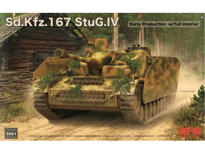 1:35 Rye Field Model 5061 Sd.Kfz. 167 StuG IV Early Production w/full interior - Rfm5061 - RFM5061