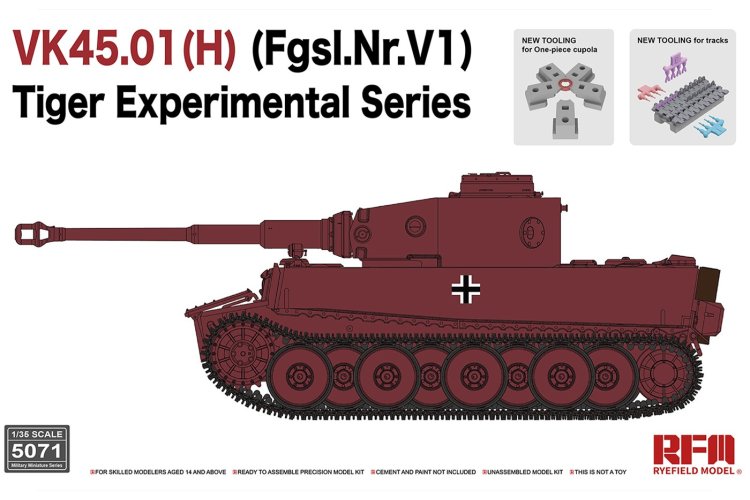 1:35 Rye Field Model 5071 VK45.01(H) (Fgsl.Nr.V1) Tiger Experimental Series - Rfm5071 1 - RFM5071