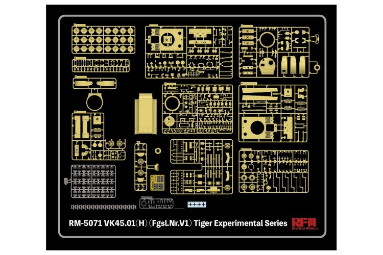 1:35 Rye Field Model 5071 VK45.01(H) (Fgsl.Nr.V1) Tiger Experimental Series - Rfm5071 3 - RFM5071