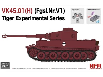 1:35 Rye Field Model 5071 VK45.01(H) (Fgsl.Nr.V1) Tiger Experimental Series - Rfm5071 - RFM5071