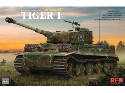 1:35 Rye Field Model 5080 Sd.Kfz.181 Pz.Kpfw.VI Ausf.E Tiger I - Late Production - Rfm5080 - RFM5080