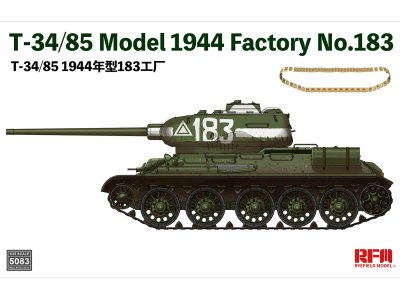 1:35 Rye Field Model 5083 T-34/85 Model 1944 Factory No. 183 - Rfm5083 - RFM5083