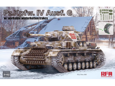 1:35 Rye Field Model 5102 Pz.Kpfw.IV Ausf.G w/Winterketten - Rfm5102 - RFM5102