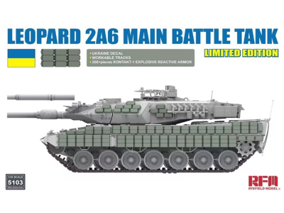 1:35 Rye Field Model 5103 Leopard 2A6 Main Battle Tank - Limited Edition - Rfm5103 - RFM5103