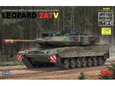 1:35 Rye Field Model 5109 Duitse Main Battle Tank Leopard 2A7V - Rfm5109 1 - RFM5109