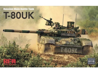 1:35 Rye Field Model 5115 Russian T-80UK - Main Battle Tank - Rfm5115 1 - RFM5115