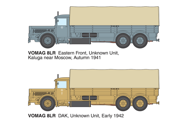 1:35 Roden 822 VOMAG 8LR LKW WWII German Heavy Truck - Rod822 rozmal  - ROD822