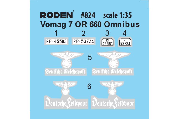 1:35 Roden 824 Vomag Omnibus 7 OR 660 - Rod824 5 - ROD824