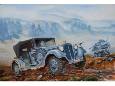 1:35 Roden 825 Horch V8 Type 830R - Militaire Auto - Rod825 1 - ROD825