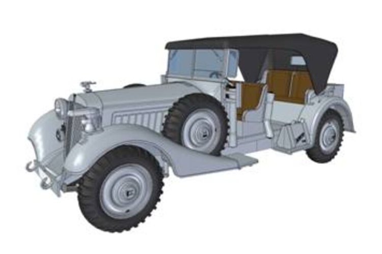 1:35 Roden 825 Horch V8 Type 830R - Military Vehicle - Rod825 2 - ROD825