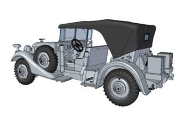 1:35 Roden 825 Horch V8 Type 830R - Military Vehicle - Rod825 3 - ROD825