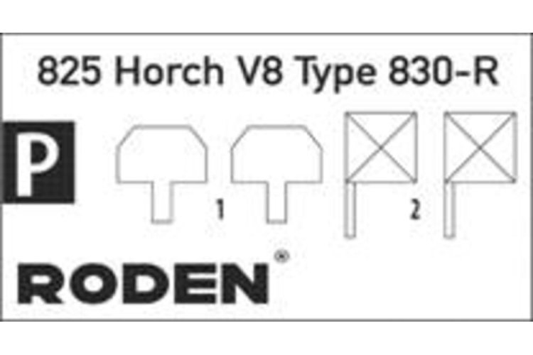 1:35 Roden 825 Horch V8 Type 830R - Military Vehicle - Rod825 6 - ROD825