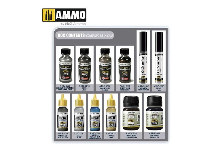 AMMO MIG 7809 Super Pack Metallics - Solution Set - Super pack metallics 1  - MIG7809